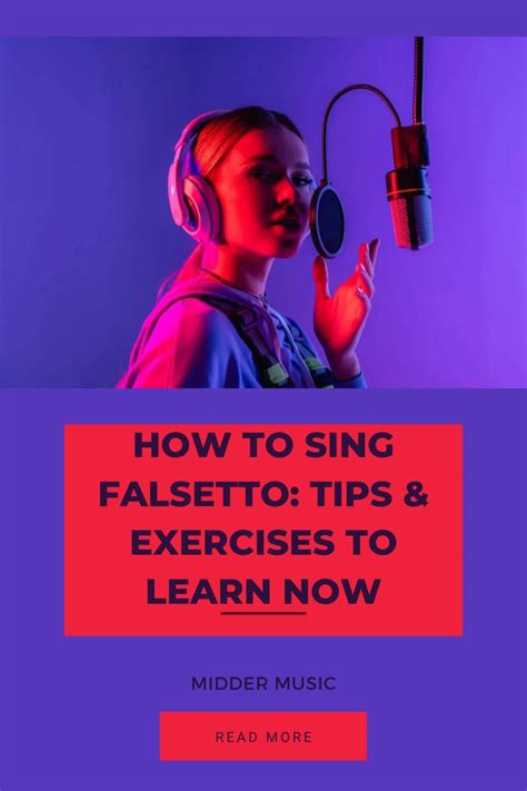 How to Sing Falsetto: Tips & Exercises To Learn Now - Midder Music | Learn singing, Vocal ...