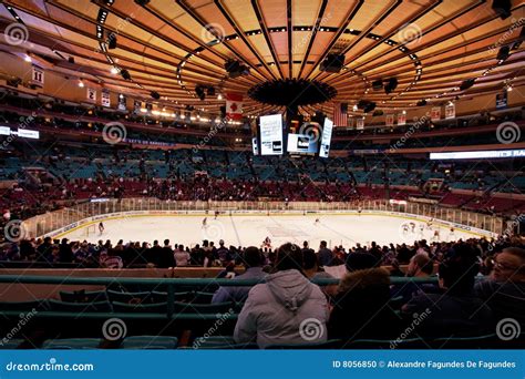 Rangers X Islanders Madison Square Garden Editorial Image - Image of ...