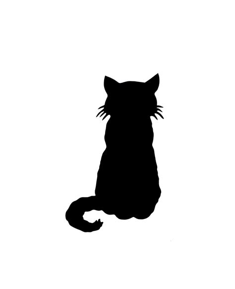 Free Sitting Cat Silhouette, Download Free Sitting Cat Silhouette png ...