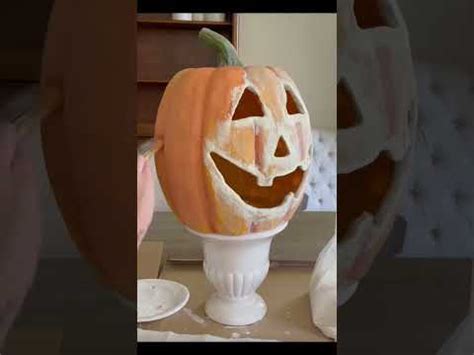 Pottery Barn DIY terracotta pumpkin | Halloween home decor Pottery Barn ...