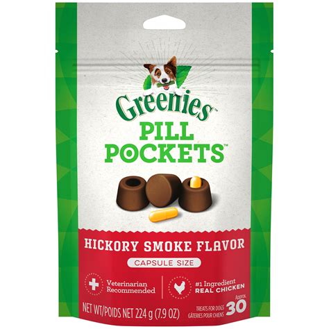 Greenies Pill Pockets Hickory Smoke Flavor Capsule Dog Treats | Petco