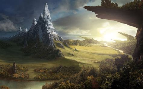 Fantasy Landscape Wallpaper - WallpaperSafari