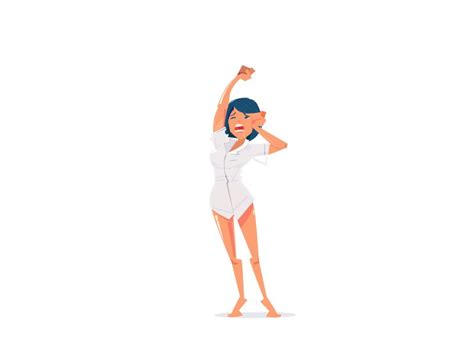 Stretch~ | Character design, Drawing & illustration, Icon illustration