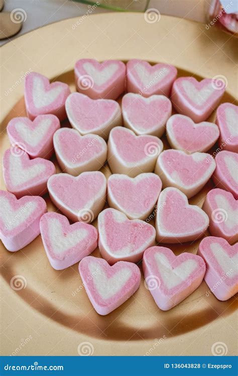 Bulk Treats with a Heart Shape Stock Photo - Image of fluffy, confectionery: 136043828