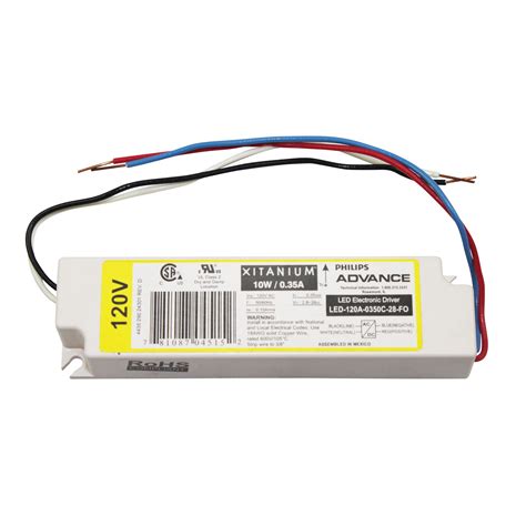 PHILIPS ADVANCE BALLAST LED-120A-0350C-28-FO XITANIUM LED ELECTRONIC DRIVER 120V | eBay