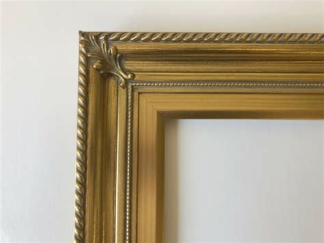 Picture Frame- 16x20" Vintage Gold Color- Classic Ornate- Wood/Gesso- 296G | eBay