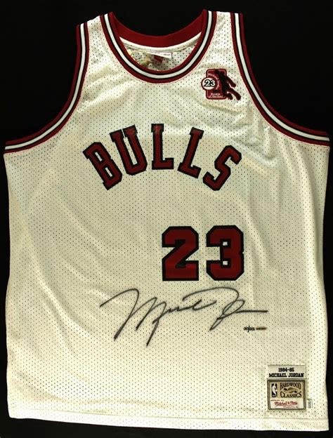 Michael Jordan Signed Limited Edition Authentic Mitchell & Ness 1984-85 ...