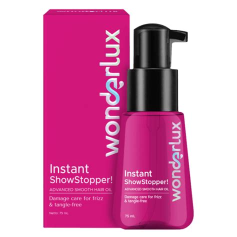 Jual Wonderlux Instant Showstopper! Hair Perfecting Oil (For Frizzy, Damage, & Dry Hair ...