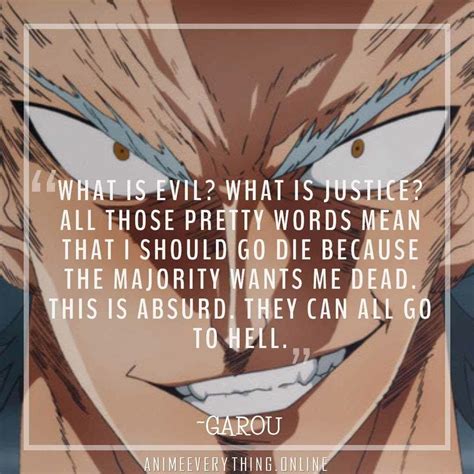 Garou Quotes - Best One Punch Man Quotes #animequotes | One punch, One ...