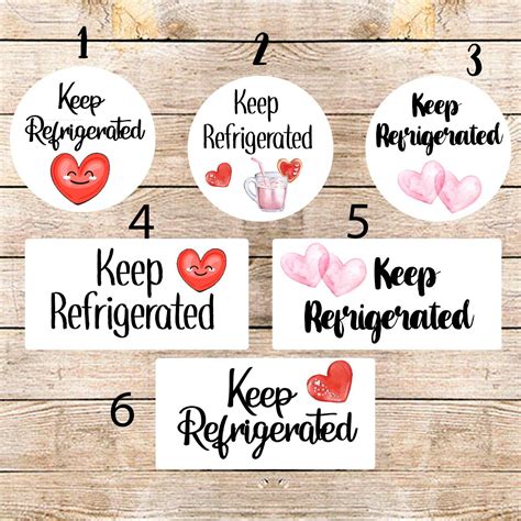 Excited to share this item from my #etsy shop: keep refrigerated stickers, keep refrigerated ...