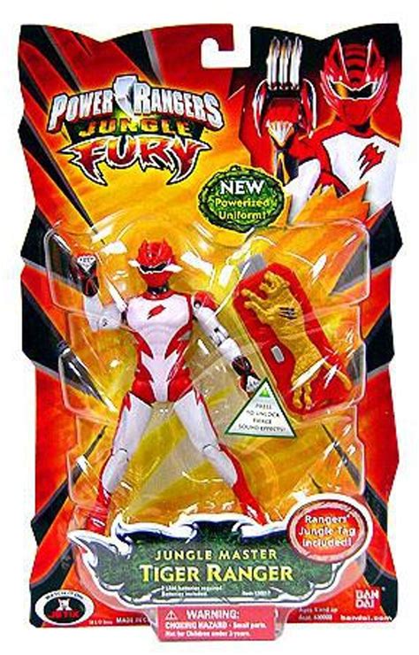 Power Rangers Jungle Fury Jungle Master Tiger Ranger Action Figure Bandai America - ToyWiz