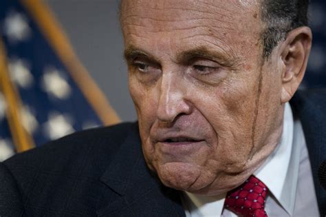 Rudy Giuliani's Hair Dye Running During Press Conference Inspires Jokes ...