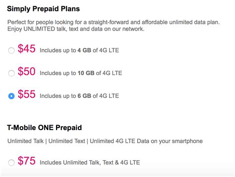 This $55 T-Mobile plan has less data than the $50 one... : r/assholedesign