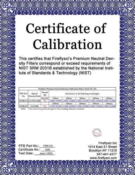 FNIR Series: NIR Photometric Accuracy Calibration Standards (700-3000nm ...