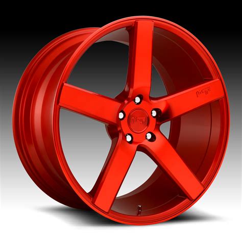 Niche Milan M187 Candy Red Custom Wheels Rims - Niche Road Wheels - Custom Wheels Express