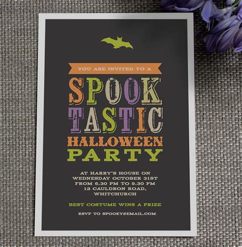 Personalised Halloween Party Invitations | Personalized halloween ...