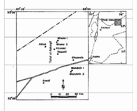 Location map of the study area and locations of the Biyar and locations ...