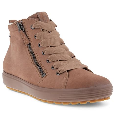 Ecco Womens Soft 7 Tred W Hi GTX Morel Lace-Up Waterproof Ankle Boots ...