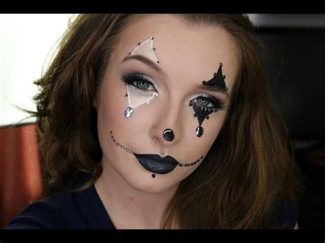 Black & White Euphoria Clown Halloween Makeup #Clown Makeup - Grunge ...