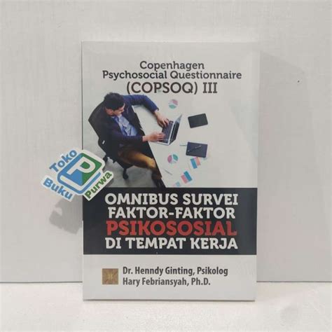 Promo BUKU OMNIBUS SURVEI FAKTOR FAKTOR PSIKOSOSIAL DI TEMPAT KERJA - Hendry - Multicolor Diskon ...