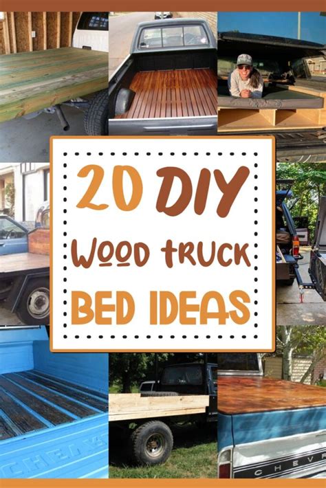 20 DIY Wood Truck Bed Ideas For Campers - DIYnCrafty