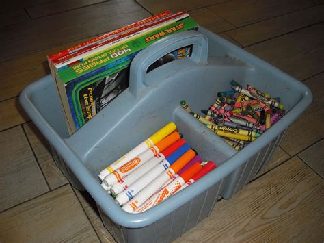 Quick Tip for Organizing Crayons, Markers, and Coloring Books - Mark ...