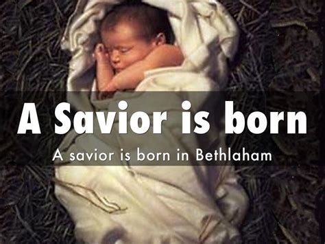 A Savior is born by tboerner