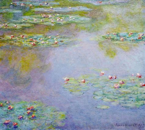 Claude monet water lilies 1906 analysis essay