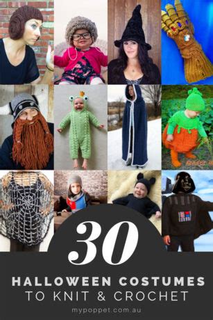 30 Amazing Halloween Costume Patterns to Knit & Crochet