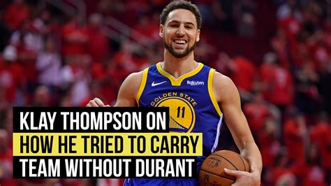 NBA playoffs: Thompson on how he tried to make up for Durant's absence ...