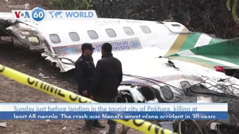 VOA60 World - Voice recorders recovered in Nepal plane crash