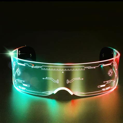 Futura™ Luminous Futuristic Multicolor LED Glasses – Simply Novelty