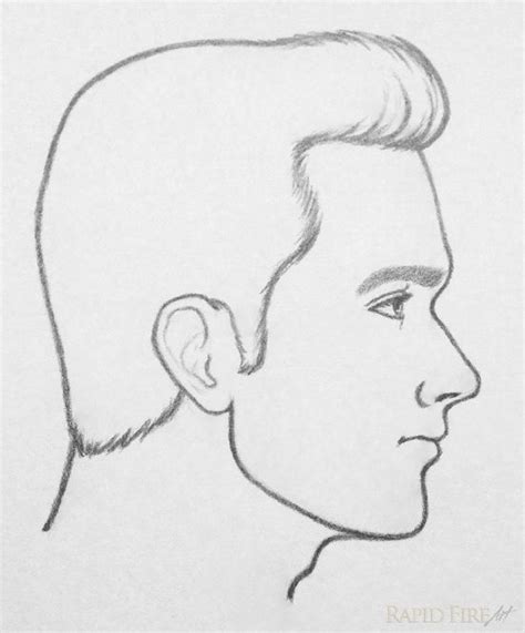 How to Draw Someones Face From the Side - Moore Oblie1983