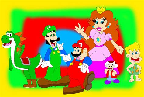 Super Mario Bros. and Friends by ShaneALF1995 on DeviantArt