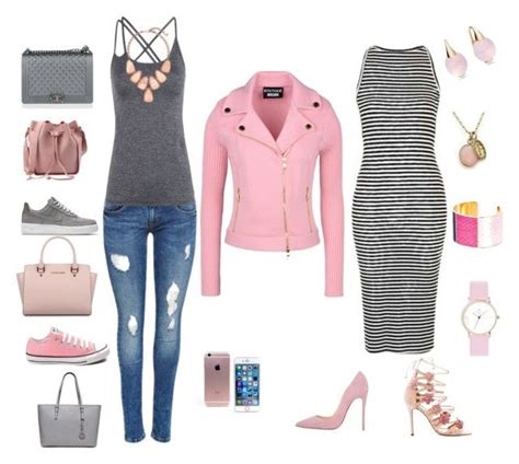 Pink and gray outfit | Grey outfit, Pink grey outfit, Outfits