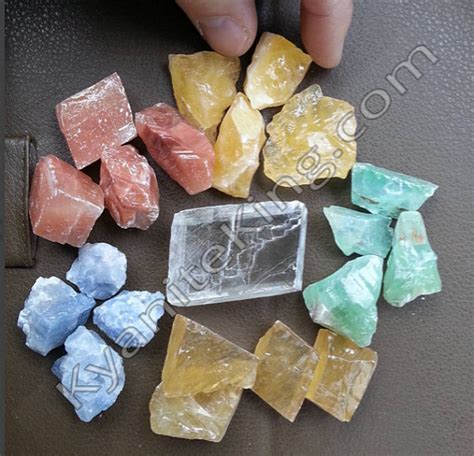 Calcite Variety Pack 21 pc | 5 Colors plus Optical Calcite – Kyanite ...