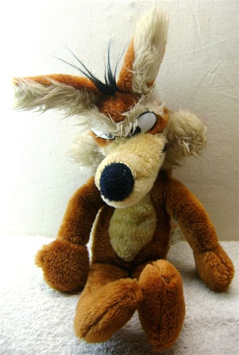 Wile E Coyote Plush Toy 1971 by Mighty Star Warner Bros