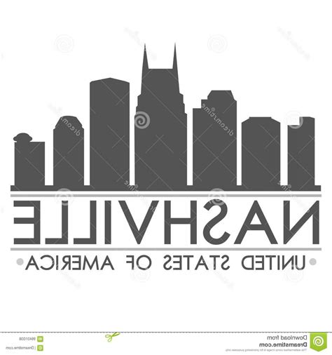 Nashville Skyline Vector at GetDrawings | Free download