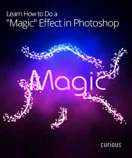 How to Do a "Magic" Effect in Photoshop | Photoshop, Magic, Neon signs