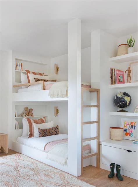 10 Smart Built-in Bunk Bed Ideas for Small Shared Bedrooms