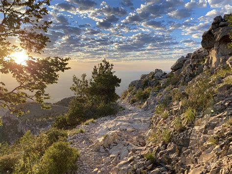 Guadalupe Peak Trail- Guadalupe Mountains National Park- Texas- USA ...