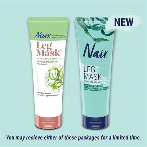 Nair Seaweed Leg Mask 8.0oz - Hair Remover & Beauty Treatment