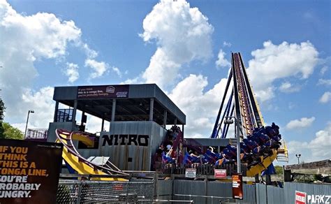 Nitro | roller coaster at Six Flags Great Adventure | Parkz - Theme Parks