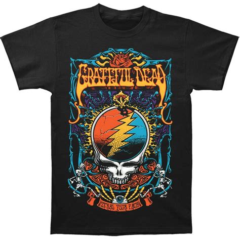 Grateful Dead - Grateful Dead Men's Steal Your Trippy T-shirt Black - Walmart.com - Walmart.com