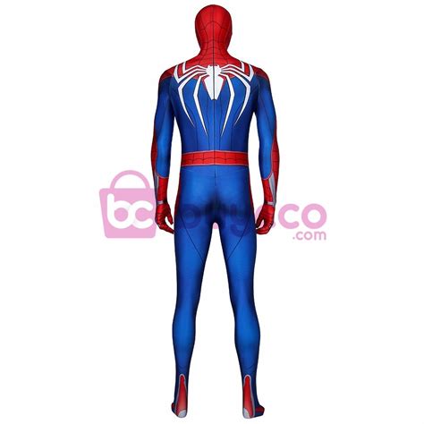 Spider-Man PS4 Advanced Suit Spider Man Spandex Cosplay Costume