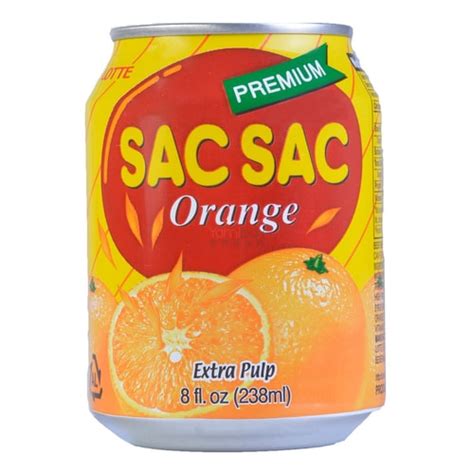 LOTTE Sac Sac Orange Juice 238ml - Yamibuy.com