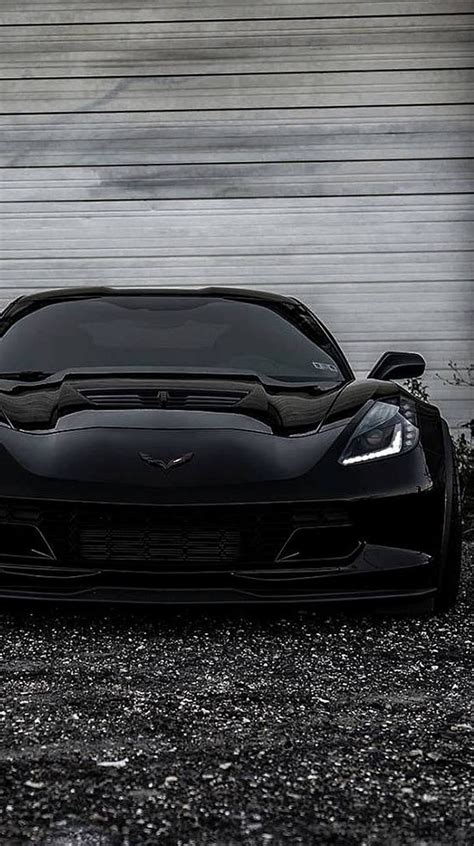 2022 Corvette Stingray Z06 Black Wallpaper