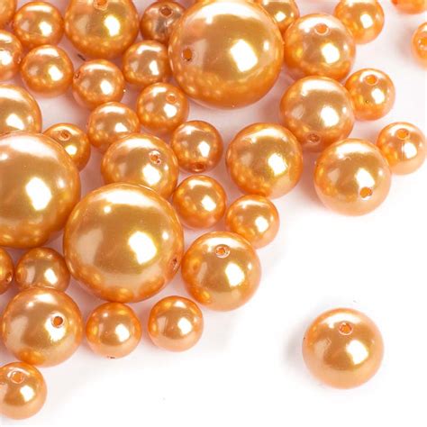 Gold Faux Pearl Beads - Beads - Kids Crafts - Craft Supplies