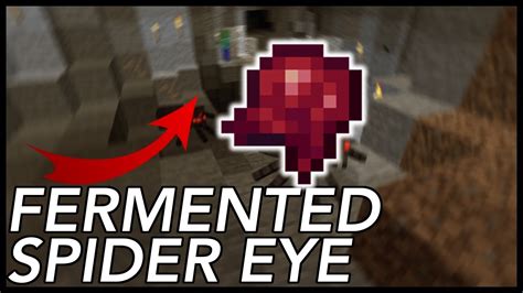 What Is The Use Of Fermented Spider Eye In Minecraft - YouTube