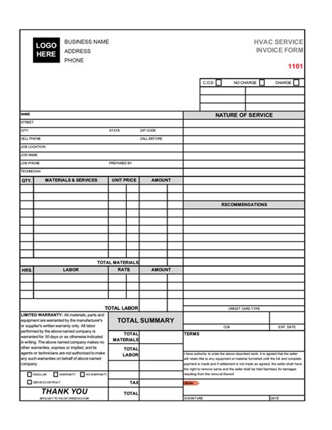 Hvac Price Book Template Excel